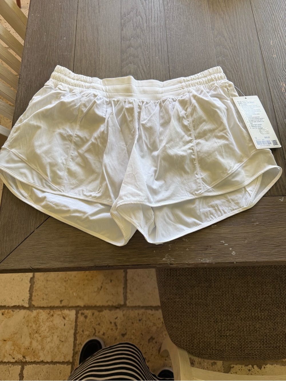 lululemon athletica White Hotty Hot Shorts